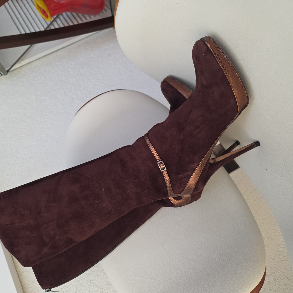 Jimmy Choo Brown Heeled Boots